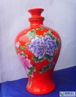 景德鎮(zhèn)特色陶瓷 三斤裝酒瓶~紅瓷 ~青花瓷必備_禮品、工藝品、飾品_世界工廠網(wǎng)中國(guó)產(chǎn)品信息庫(kù)
